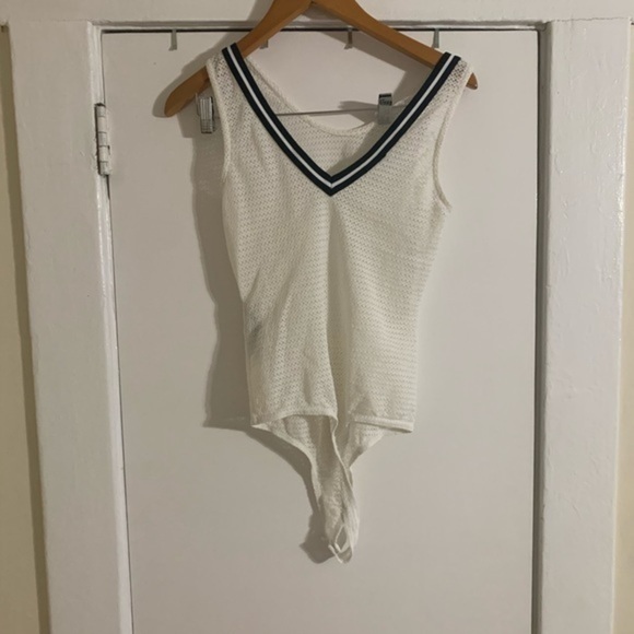 Noisy May ate textured Sheer Bodysuit Small - Picture 4 of 8